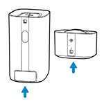 Caixas ac&uacute;sticas surround wireless sob demanda E5 Fidelio